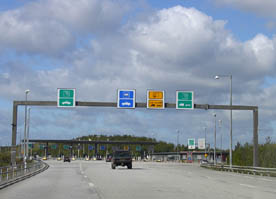 Öresundbrücke - Mautstation